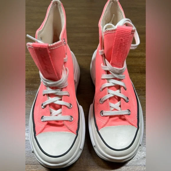 Converse Women’s Size 7 Blush Run Star Legacy CX High Platform Sneakers - Picture 3 of 6